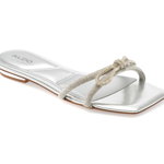 Sandale ALDO argintii, GLIMMERA040, din piele ecologica, 194