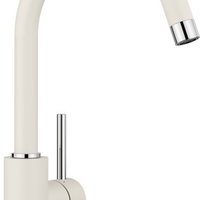 Baterie bucatarie Blanco Mida cu pipa inalta pivotanta  alb antic, Blanco