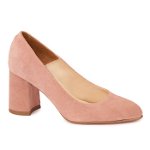 Pantofi roz pal dama eleganti din piele naturala 4240