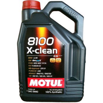 Ulei motor Motul 8100 X-Clean+, 5W30, 5L