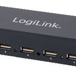 HUB USB LogiLink 7x USB-A 2.0 (UA0148), LogiLink