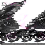 Role Reglabile Nils Extreme NA9080 Negru/Rosu S 31-34