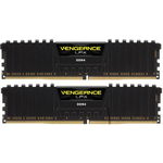 Memorie ram corsair vengeance lpx black, dimm, ddr4, 16gb (2x8gb), cl16, 3200mhz