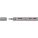 Marker permanent Edding 750, corp metalic, varf rotund, 2-4 mm, cu vopsea argintie, Edding