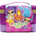 Set mare mini papusi hairdooz cu gentuta pentru depozitare, PEAKTOYS