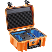 Outdoor Cases Type 3000 for DJI Air 2S + Mavic Air 2 Fly More Combo, up to 5 batteries / Orange, B&W