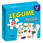 Legume. Puzzle pentru podea - Hardcover - *** - Didactica Publishing House, 