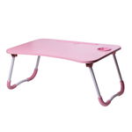 Masuta pliabila pentru laptop All Pink, 60 x 40 x 28 cm, suport pahar