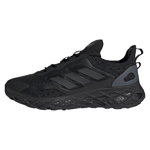 adidas Sportswear, Pantofi sport slip-on Web Boost, Negru, Gri carbune, 7.5