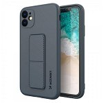 Husa Spate Wozinsky Compatibila Cu iPhone 7 / 8 / Se 2 ( 2020 ), Cu Stand Metalic Pe Spate, Protectie La Camera - Navy Albastru, Wozinsky