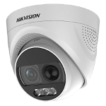 Camera ColorVU AnalogHD 2MP cu PIR si alarma incorporata, lentila 2.8mm, lumina alba 20 m - HIKVISION DS-2CE72DFT-PIRXOF28, HIKVISION