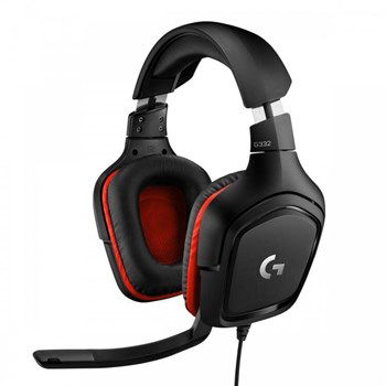 Casti Gaming Logitech G332 Black/Red