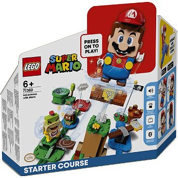 LEGO® Super Mario™ Adventures: Mario Starter Course 71360, 6 ani+, 231 piese, LEGO