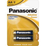 Baterii PANASONIC Alkaline Power Bronze LR6/AA, 2 bucati