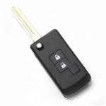 Nissan - Carcasa cheie tip briceag 2+1 butoane, model patrat (modificat), Carguard
