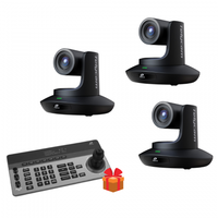 Telycam PTZ Full HD Zoom 20X NDI SDI set 3 cu controller Cadou