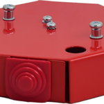 Cutie de distributie pentru sistem de incendiu Simet, PIP-1AN, B3x2x4, E90, 0.375A, 115x28x123mm, Rosu