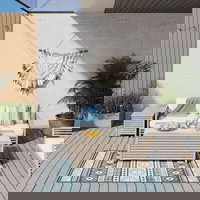 Covor de exterior vidaXL, acvamarin/alb, 80x150 cm, design reversibil, 1.3 Kg