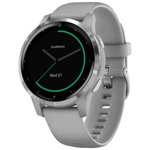 Ceas smartwatch Garmin Vivoactive 4S, Powder Gray/Silver, Garmin