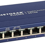 Switch GS108GE Unmanaged Gigabit Ethernet (10/100/1000) Blue, NetGear