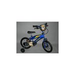 Dino Bikes - Bicicleta cu pedale , Dragon ball Z, 14 , Cu roti ajutatoare, Albastru, Dino Bikes
