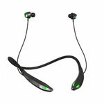 Casti audio wireless Techstar® KB01, Bluetooth 5.0, Control volum, Microfon, Indicator LED, Baterie 200mAh, Rezistente la apa, potrivite pentru jocuri/sport/calatorii, Negru, Techstar