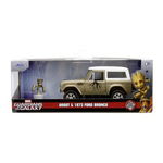 Set Marvel Masinuta metalica Ford Bronco si figurina Groot, JadaToys