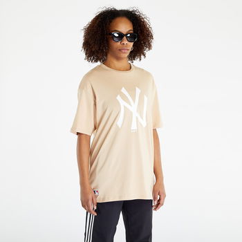 New Era New York Yankees MLB League Essential Oversized T-Shirt Light Beige, New Era
