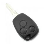 Dacia Renault Carcasa cheie cu 3 butoane si suport baterie din inox, AutoScan