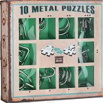 10 metal puzzle green