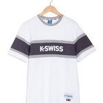 Imbracaminte Barbati K-Swiss Overhead Logo T-Shirt OPEN WHITE33