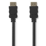 Cablu HDMI tata - HDMI tata cu Ethernet 3m negru Nedis