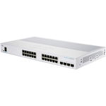 Cisco Switch CBS250-24T-4X, cu management, fara PoE, 24x1000Mbps-RJ45 + 4xSFP+