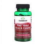 Red Yeast Rice  CoQ10 with Milk Thistle and Alpha Lipoic Acid, Swanson, 60 capsule SWU982