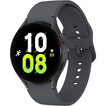 Galaxy Watch 5, 44 mm, Gray, Wi-Fi, Bluetooth, GPS, NFC, Rezistent la apa, Samsung