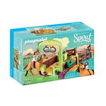 Playmobil Spirit - Spatiu ingrijire cai - Lucky and Spirit PM9478