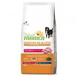 NATURAL TRAINER Sensitive No Gluten, M-XL, Iepure, hrană uscată monoproteică câini, sistem digestiv, 12kg, NATURAL TRAINER