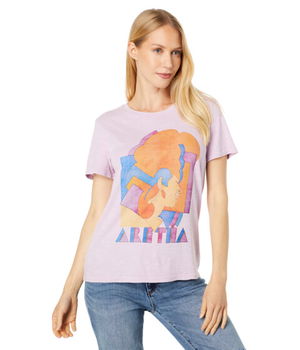 Imbracaminte Femei Lucky Brand Aretha Classic Crew Tee Fair Orchid, Lucky Brand
