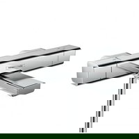Baterie cada termostatata Hansgrohe Ecostat Crom, Hansgrohe
