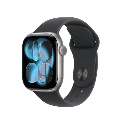 Apple Watch 11 GPS 42 mm Grey Aluminium Case Black Sport Band - M/L