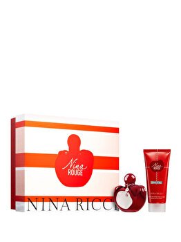 Set cadou Nina Ricci Nina Rouge (Apa de toaleta 80 ml + Lotiune de corp 100 ml), pentru femei