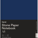 Carnet A5 - Stone Paper - Hardcover, Dot Grid - Navy | Karst, Karst