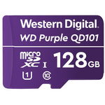 Purple 128GB Surveillance microSD XC Class - 10 UHS 1, WD