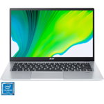Laptop ultraportabil Acer Swift 1 SF114-34 cu procesor Intel® Celeron® N5100, 14", Full HD, 8GB, 256GB SSD, Intel UHD Graphics, No OS, Silver