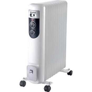 Calorifer electric VORTEX VO4220, 9 elementi, 3 trepte putere, 2000W, alb-negru