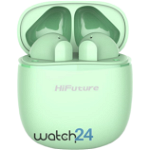 Casti Bluetooth 5.0 HiFuture ColorBuds TWS Earbuds, Microfon, raspundere si respingere apel, Accesare vocala Siri sau Google Assistance, HD Voice, Control media, Touch pe casca, Verde