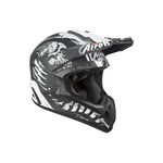 Casca Motocross/enduro Airoh Switch Backbone, Marime S, Culoare Negru/alb, Airoh