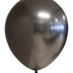 Set 100 baloane negru cromat 13 cm Engros, 