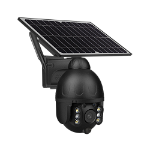 Camera de supraveghere, WIFI 4U® ST-S588M-4M, 4MP, exterior, Panou solar, Rotire din aplicatie, IP67, Comunicare bidirectionala, senzor miscare, activare lumina, negru, 4U