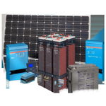 Kit fotovoltaic Off grid Set independent Maxi15 pentru 15 module, Putere 4000Wx2,5h, Schrack